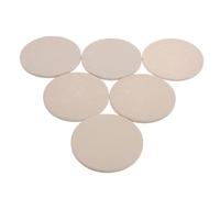 ORFOFE 10pcs round Ceramic Frag Tiles for Coral Frag Brackets Natural Underwater Simulation and Stable Support Suitable for Reef Tank and Saltwater Tanks