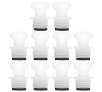 ORFOFE 10pcs Rubber Hot Water Bottle Plugs Replacement Sealing Caps Leakproof Stoppers for Warm Water Bags Soft Touch Comfortable Leak Protection Winter Use