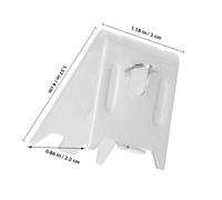 ORFOFE 10Pcs Stainless Steel Freezer Rack Shelf Clips Bracket for Refrigerator and Freezer Secure Shelf Support Replacement Buckles for Enhanced Storage Stability and Space Optimization