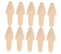 ORFOFE 10pcs Wooden Gyro Parts Natural Wood Spinning Top Accessories DIY Replacement for S Creative Play and Repair Safe and Sturdy Supplies for Home School Outdoor Use
