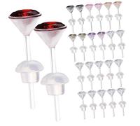 ORFOFE 12 Pairs Resin Zirconia Earrings for Women Delicate Ear Studs in Purple Pink Olive Garnet Black White Lightweight Fashion Accessories for Parties and Festivals