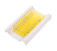 ORFOFE 12 pcs Prepared Microscope Slides Plant Specimens Set for Biology Science Experiments ABS Plastic Slides for Student Use