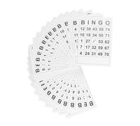 ORFOFE 120Pcs Household Bingo Cards Set, Interactive Funny Bingo Papers for Family Gathering, Party Entertainment Game Supplies