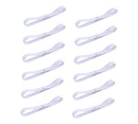 ORFOFE 12pcs Adjustable Infant Diaper Buckles with Sturdy Rubber Band, Prevents Leaks and Provides Secure Fit for Newborn Nappies, Essential Cloth Nappy Fasteners for Babysitting