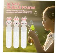 ORFOFE 12pcs Bunny Bubble Wands for Lightweight Safe Mini Bubble Makers Multipack for Birthday Parties Pool Fun and Outdoor Activities