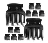 ORFOFE 12pcs Hair Curler Claw Clips for Heat Protection Design Black Salon Sectioning Clips for Hair Section Styling for Small Medium Large Rollers Quick Easy Volume and Curl