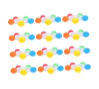 ORFOFE 12pcs Jingle Bells Wristbands Colorful Cloth Strap Dance Bracelets with Clear Sound for Birthday Holiday Party Fun and Festive Activities Random Color