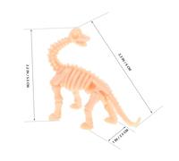 ORFOFE 12pcs Mini Dinosaur Skeleton Models Small Plastic Dinosaur Figurines Educational for Collectors Decor for Birthday Party and Scientific Learning