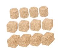 ORFOFE 12Pcs Miniature Farm Haystack Decorations Simulated Backdrop Decor for Model Railways Dioramas and Gardens Creative and Delicate Hayrick Ornaments for Autumn Atmosphere