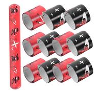 ORFOFE 12pcs Ninja Slap Bracelets Party Wristbands for Flexible Wrist Decoration Birthday Party Favors Suitable for Boys