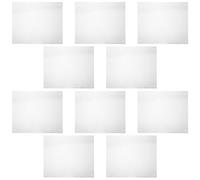 ORFOFE 12pcs Plastic Pet Cage Liner Splash Guard Panels 21X26Cm with 100 Self-Locking Zip Ties for Small Animal Cages, Rat, Hamster, Bunny, and Ferret Protection