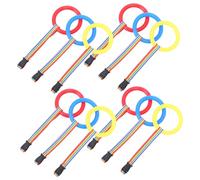 ORFOFE 12pcs Preschool Walking Rope with Wear-Resistant Material Detachable Ring Handles for Secure Grip Outdoor Safety Leashes for Teachers Daycare Group Transition Line