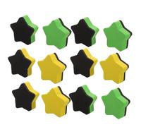 ORFOFE 12Pcs Reusable Whiteboard Erasers Magnetic Dry Erase Wipes for Classroom Office Home Use Washable Board Cleaner with Cartoon Dog Paw Cat Shapes