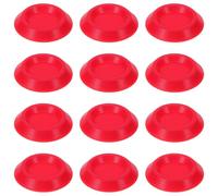 ORFOFE 12pcs round Plastic Feeder Bowls for Roaches and Crickets, Secure Feeding Solution with Quick Performance, Suitable for Bearded Dragons and Small Animals in Terrariums