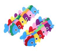 ORFOFE 12pcs Rustic Mediterranean Fish Hanging Decorations Coastal Nautical Wall Ornaments for Under the Sea Parties Beach-themed Classroom and Home Decor Ocean Style Accents