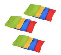 ORFOFE 12Pcs Sandbag Game for Outdoor Multiplayer Play Bright Color Safe Material Hand Eye Coordination Exercise Random Color