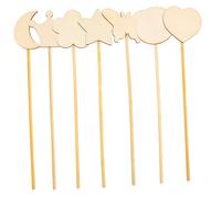 ORFOFE 12pcs Unfinished Wooden Fairy Wands DIY Craft Sticks for Coloring and Painting Safe Handmade Materials for Supplies and Art Projects