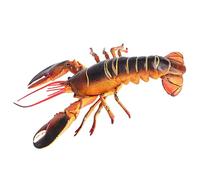 ORFOFE 13-inch Realistic Lobster Figure Model Large Simulation Lobster Sculpture for Artificial Ornament Suitable for Sea Creature Play and Educational Use