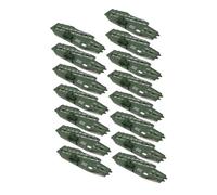 ORFOFE 15pcs Small Aircraft Carrier Model with Planes Plastic Ship Figurines for Family Interactive Play Compact Military Boat for Desk and Sand Table Landscaping