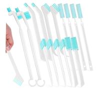 ORFOFE 16pcs Crevice Cleaning Brushes with Long Handles Stain-Resistant Groove Cleaners for Bottles Kitchen Bathroom Study Deep Detail Cleaning Tools