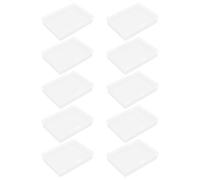 ORFOFE 18pcs Clear Playing Card Case Organizer Impact-resistant Small Plastic Storage Box with Secure Slots for Game Cards Business and Collectible Tokens Transparent PP Holder for Easy