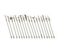 ORFOFE 18pcs Mini Zinc Alloy Arms Models Metal Toy Ornaments for Kids Cognitive Learning and Home Decor Miniature Alloy Ornaments Suitable for Boy Girl Collectors