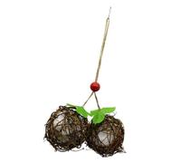 ORFOFE 1pc Hanging Bird Nest for Decor Assorted Outdoor Parrot Nesting Pendant Safe and Materials for Small Birds to Build Cozy Nests