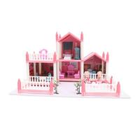 ORFOFE 1Set DIY Miniature Dollhouse Kit of Tiny House Villa Model for Fun Educational for Years Enhances Creativity and Imagination for Pretend Play