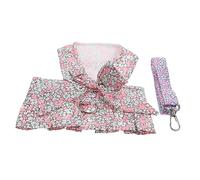 ORFOFE 1set Leash Floral Design for Cats and Dogs Lightweight and Comfortable Pet Outfit for Daily Walks and Training