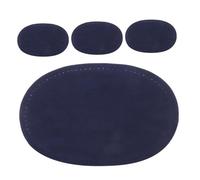 ORFOFE 2 Pair Oval Elbow Patches for Clothing Repair Sewing Appliques for Sweaters Jackets Trousers Oval Shape Fits Elbow Curve DIY Craft Accessories for Reinforcement and Mending