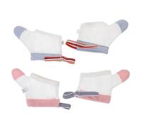 ORFOFE 2 Pairs Adjustable Thumb Guard Gloves for Boy Girl Washable Mittens to Stop Finger Biting and Prevent Face Scratching Safe Soft Fabric for Boys