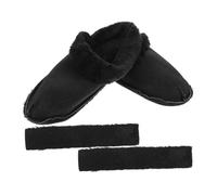 ORFOFE 2 Pairs Detachable Furry Insoles for Winter Clogs Washable Cozy Cotton Liner Replacement for Eu Shoes Soft Breathable Warm Slipper Inserts Removable and Easy to Clean Liners for