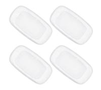 ORFOFE 2 Pairs Soft Silicone Push-in Eyeglass Nose Pads Anti-slip Nonslip Cushion for Frame Glasses Support Nosepieces Fit Spectacle Bridge Replacement