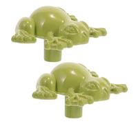 ORFOFE 2 pcs Frog-Shaped Metal Cabinet Knobs Single Hole Drawer Handles Cute Cartoon Design for Wardrobe Dresser Cupboard Decorative Pulls
