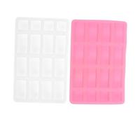 ORFOFE 2 Pcs Silicone Brick Mold for DIY Mini Bricks Sand Table Building Tool Creative Miniature Crafting Supplies for Dollhouse and Model Making