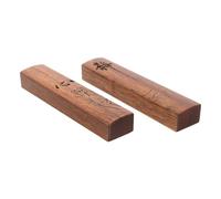 ORFOFE 2 Pcs Solid Wood Paperweights for Chinese Calligraphy, Handmade Smooth Wood Paper Press with Box, 18cm Desk Accessory for Calligraphy and Painting Enthusiasts, Home Study Essential