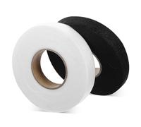 ORFOFE 2 Rolls Double Sided Iron Hemming Tape Yards No Sew Fusible Interlining Fabric Tape for Clothes Repair and Easy Hemming