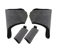 ORFOFE 2 Set Forearm Crutches Cushion Universal Crutch Grip Covers with Oxford Cloth Soft Inner Lining Elastic Strap Open Cuff Design Breathable for Preventing Hand Slippage