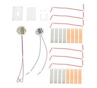 ORFOFE 2 Sets DIY Fruit Battery Science Kit for Electronic Clock Making Kit with Zinc-copper Potato and Fruit Power Experiment Supplies for Educational Stem Learning and Interactive