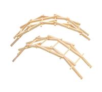 ORFOFE 2 Sets DIY Wooden Arch Bridge Assembly for Educational Science Project Model Kit Smooth Polished Craft for Learning and Creative Stem Play for Boys