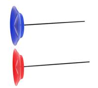 ORFOFE 2 Sets Juggling Plates with Sticks for Adults Extended Skill Easy to Learn Motor Skill Game for Family Entertainment and Performance
