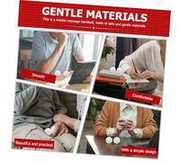 ORFOFE 2 Sets Marble Hand Exercise Balls for Adults Lightweight Decorative Massage Therapy Spheres Promote Finger Flexibility and Hand Muscle Movement Stress Relief for Arthritis and