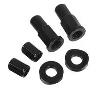 ORFOFE 2 Sets Motorcycle Electric Vehicle Tire Valve Stem with Rim Lock Nut Spacer Leak- Weatherproof Gasket for Enhanced Stability and Smooth Riding Experience