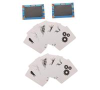 ORFOFE 2 Sets Raster Animation Educational Experiment Kit Scientific Early Education Kit Animation Science Experiment Plastic White