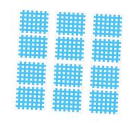 ORFOFE 20 Sheets Cross Shaped Adhesive Muscle Tape Sky Blue Breathable Fitness Support Cloth Patch for Men Women Circulation and Physical Therapy