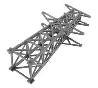 ORFOFE 200 Scale Electric Transmission Tower Model, Grey DIY Architectural Kit for Train Track Scene Accessories and Model Village Landscaping