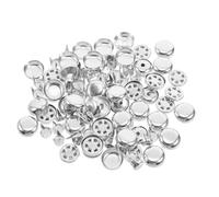 ORFOFE 200pcs 13mm Metal Top Hat Buttons for Baseball Cap Repair Replacement Button Caps for DIY Crafts and Hat Decoration Suitable for Men’s and Women’s