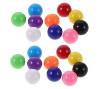 ORFOFE 200PCS Solid Colored Marbles for Chinese Checkers Vibrant Plastic Balls for Games Math Counting Color Sorting Family Board Game Replacement