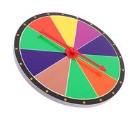 ORFOFE 20cm Prize Wheel for Parties and Games DIY Wall Mount Fun Game Prop for Education and Raffles for Carnival and Event Supplies