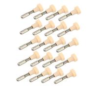 ORFOFE 20pcs Aluminum Alloy Spring Loaded Door Latch Kit Wood Gate Hardware for Gates Sheds Trailers Kennels Security Lock for Home and Industrial Use